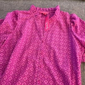 Lilly Pulitzer fuchsia pink NWT top